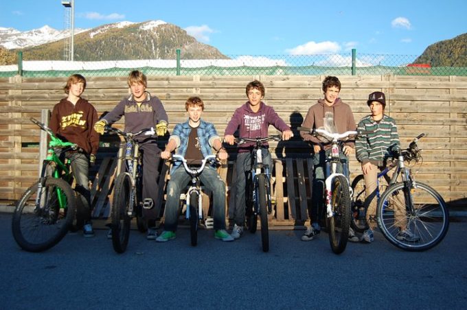 Action im Skatepark