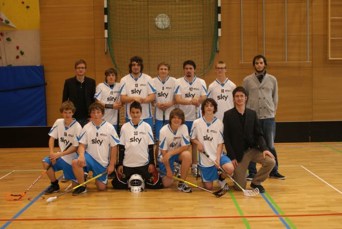 Floorball: die Sterzinger Junioren schaffen das Double und erobern den Italienpokal