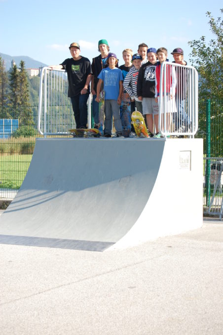 Neue Quarterpipe in unserem Skaterpark