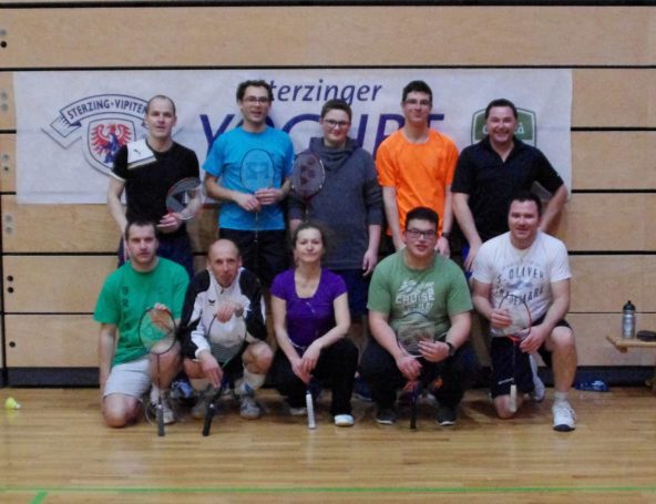 Badmintonturnier am 26. Januar 2014 in Sterzing