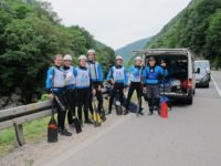 Jugendliche Rafter des ASV Sterzing bei EM im Sechserboot (mix) in Banja Luka