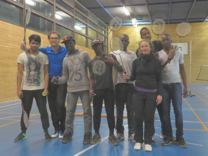 Asylbewerber zu Gast bei der Sektion Badminton
