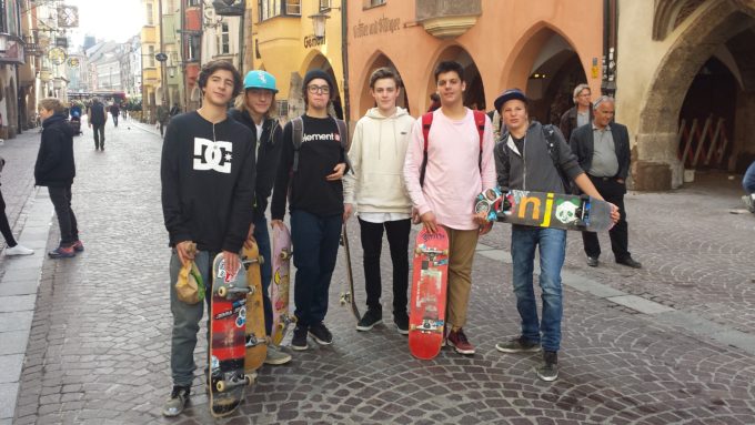 Skater Ausflug nach Innsbruck November 2016