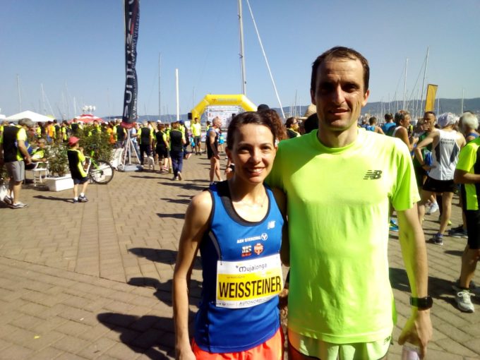 Silvia Weissteiner und Markus Ploner jeweils 5 beim „Mujalonga“-Lauf über 10 km in Triest