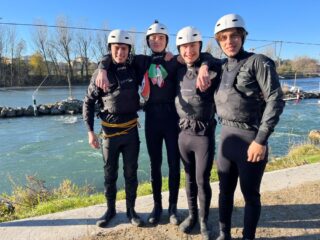 Letzter Auftritt der Rafter des ASV Sterzing Volksbank auf der Etsch in Verona: RX Italienmeisterschaft