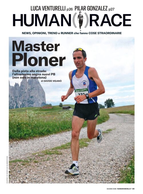 Master Markus Ploner: ein Beitrag in italienischer Sprache in der Fachzeitschrift „runnersworld“ Juni 2026